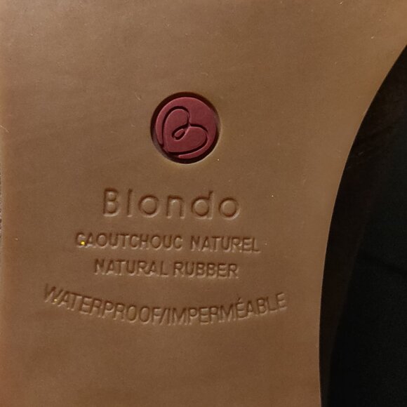 Blondo Verona Tan Suede Waterproof Ankle Boots SIZE 7.5 M - Picture 7 of 8